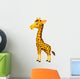 Cute giraffe cartoon Wall Decal