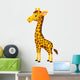 Cute giraffe cartoon Wall Decal