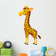 Cute giraffe cartoon Wall Decal