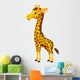 Cute giraffe cartoon Wall Decal