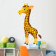Cute giraffe cartoon Wall Decal