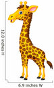 Cute giraffe cartoon Wall Decal