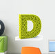 3D Letter D Made