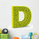 3D Letter D Made
