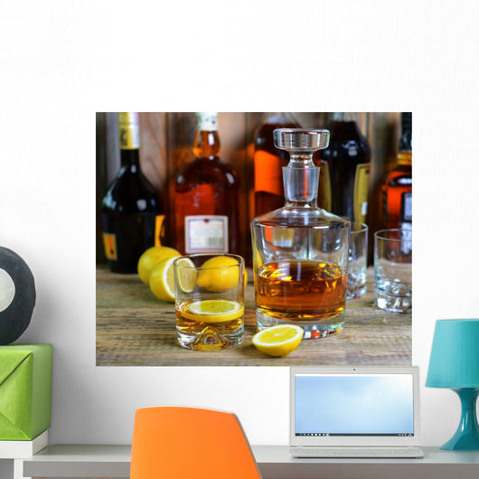 Decanter and Glass Whisky