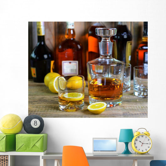 Decanter and Glass Whisky