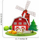 red barnhouse farm Wall Decal