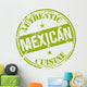 mexican cuisine stamp Wall Decal