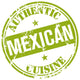 mexican cuisine stamp Wall Decal