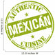 mexican cuisine stamp Wall Decal