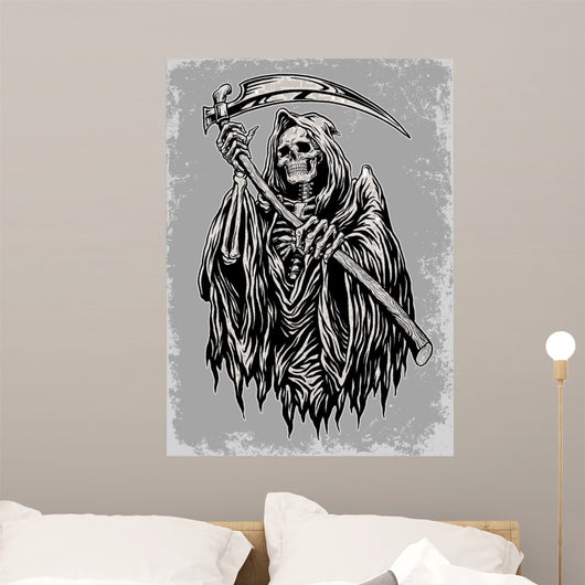 Hand Inked Grim Reaper