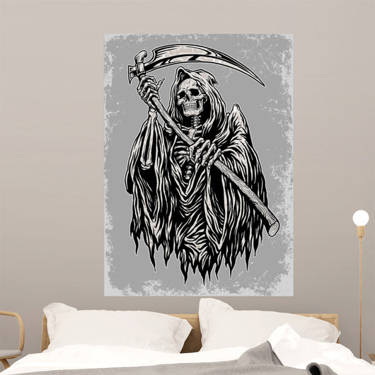 Hand Inked Grim Reaper