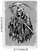 Hand Inked Grim Reaper