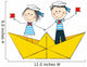 Funny Kids Paper Boat