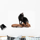 Black Bombay Cat Wall Decal