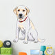 Vector Sketch Yellow Dog Wall Decal