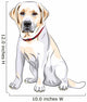 Vector Sketch Yellow Dog Wall Decal