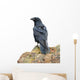 Perching Raven Wall Decal