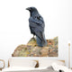 Perching Raven Wall Decal