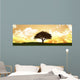 Widescreen Sunset Tree Landscape