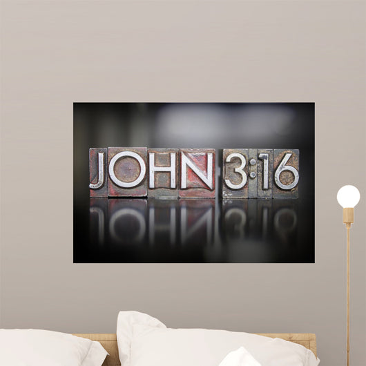 John 3 16 Letterpress