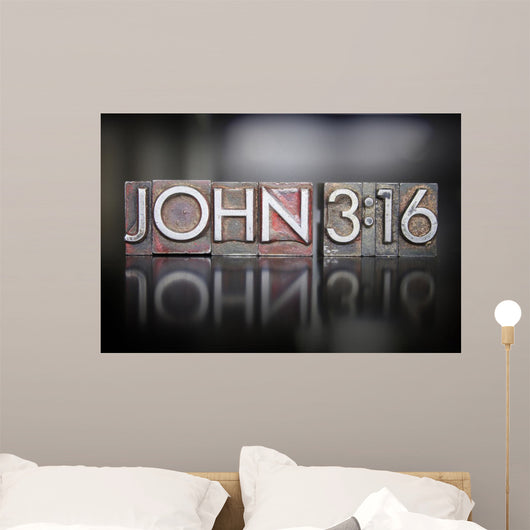 John 3 16 Letterpress