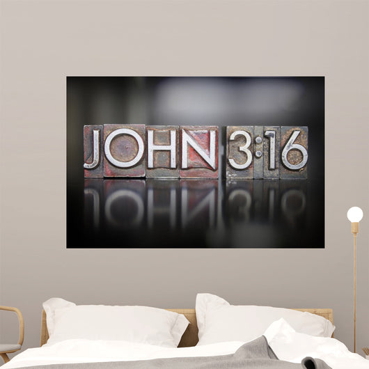 John 3 16 Letterpress