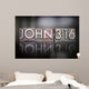 John 3 16 Letterpress