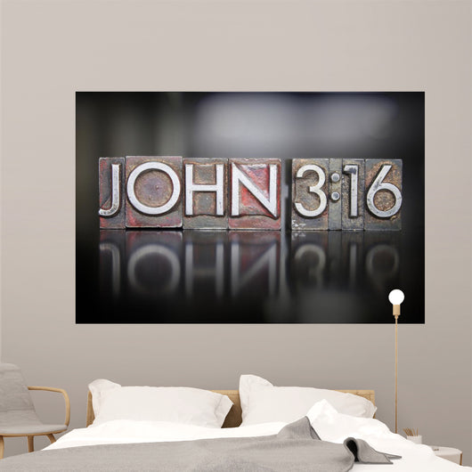 John 3 16 Letterpress