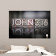 John 3 16 Letterpress