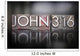 John 3 16 Letterpress