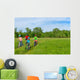 Happy Family Bikes Cycling Wall Decal