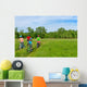 Happy Family Bikes Cycling Wall Decal
