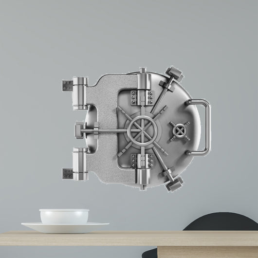 Vaulted Metal Bank Door
