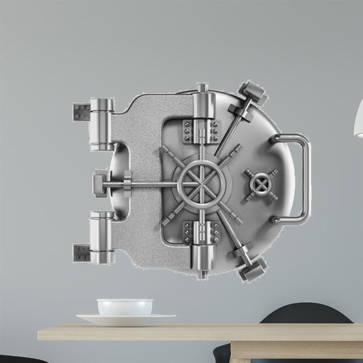 Vaulted Metal Bank Door