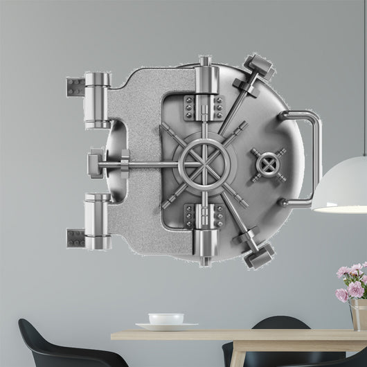 Vaulted Metal Bank Door