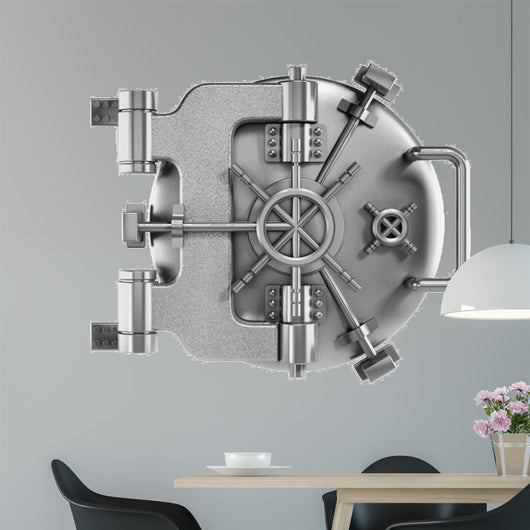 Vaulted Metal Bank Door