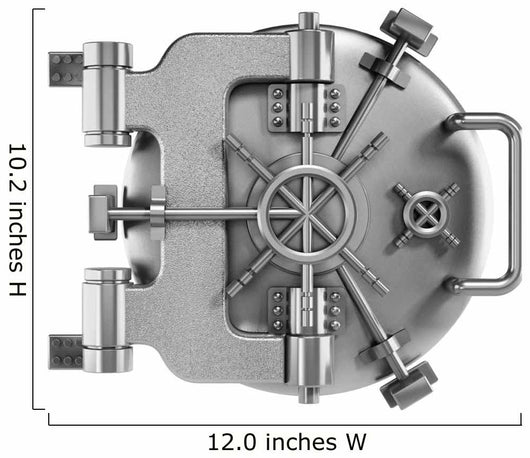 Vaulted Metal Bank Door