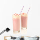 Delicious milkshake isolated on white Wall Decal