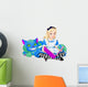 Alice and Cheshire Cat Wall Decal
