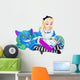Alice and Cheshire Cat Wall Decal