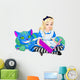 Alice and Cheshire Cat Wall Decal