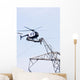 Helicopter High lines construction Wall Mural