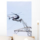 Helicopter High lines construction Wall Mural