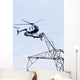 Helicopter High lines construction Wall Mural