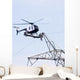 Helicopter High lines construction Wall Mural