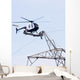 Helicopter High lines construction Wall Mural