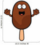 Cartoon Happy Ice Cream Wall Decal