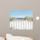 Beach and White Wooden
