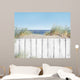 Beach and White Wooden